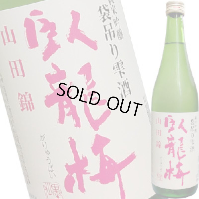 画像1: 臥龍梅　純米吟醸　山田55　袋吊り雫酒　生貯蔵　720ml (1)